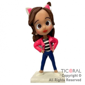 ADORNO GABBY�S DOLLHOUSE PORCELANA FRIA x 1